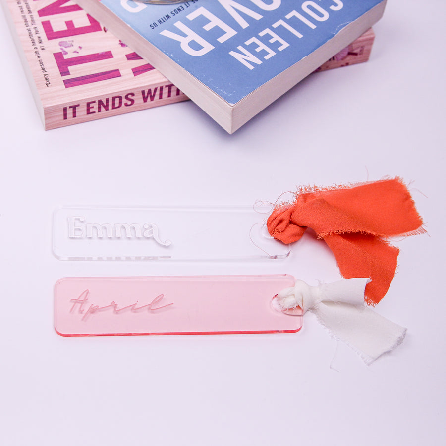Personalized Engraved Bookmark